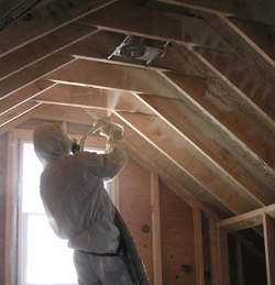   attic spray foam insulation